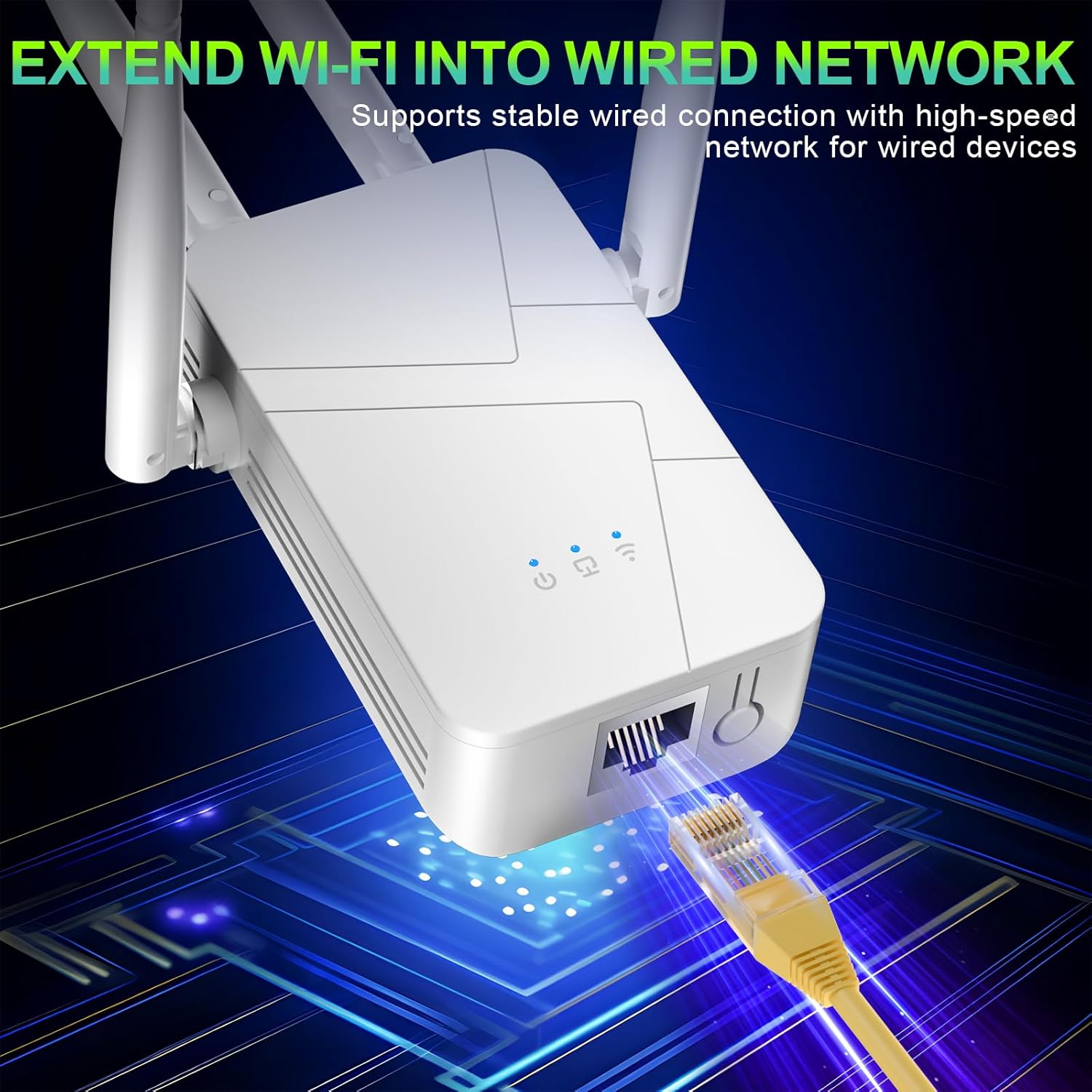 2026 WiFi Extender, 15888 sq.ft Internet Extender WiFi Booster, Long Range Wireless Repeater Signal Amplifier for Home, Mesh Wi-Fi 99% Faster | Broader Than Ever, Support 55+ Devices, 1-Tap Setup - Image 7