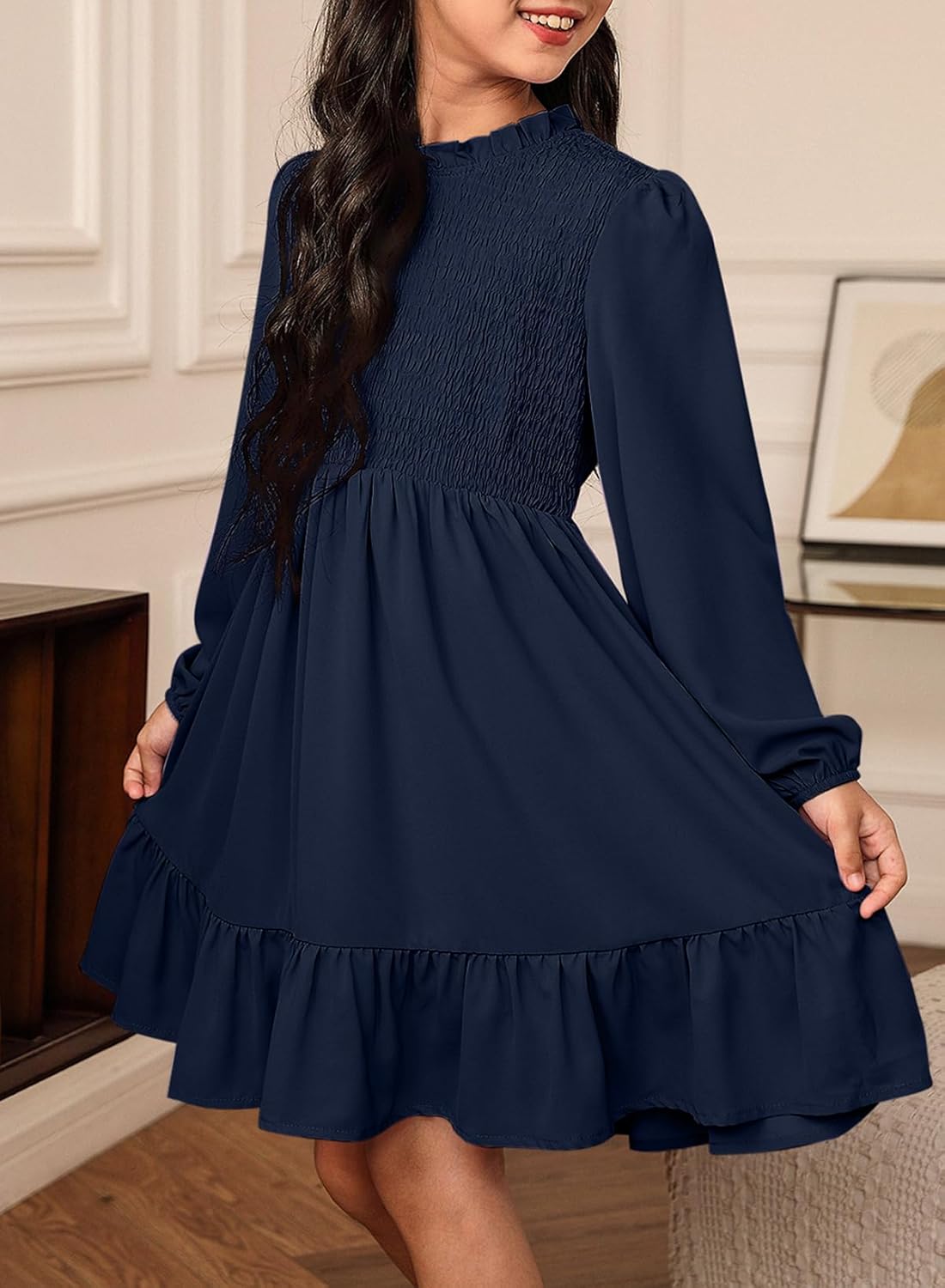 blibean Tween Girls One-Shoulder Dresses Size 6-15 Years Old - Image 5