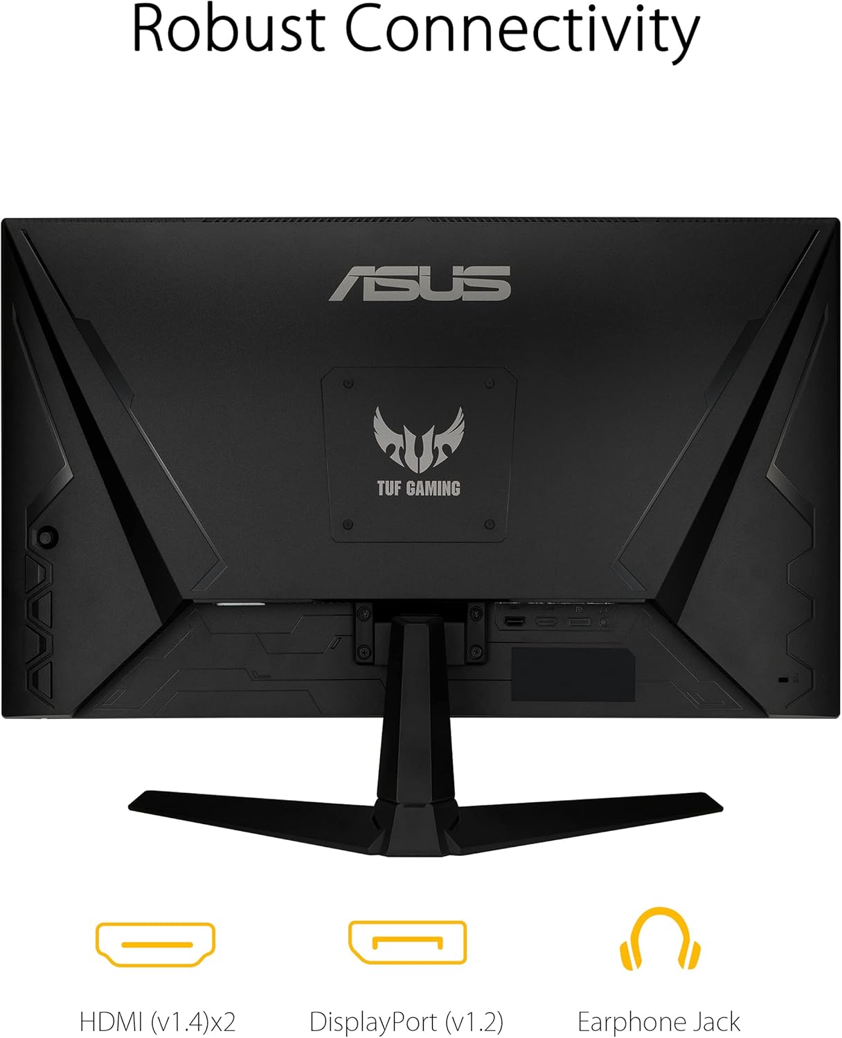 ASUS TUF Gaming 27 Inch Gaming Monitor - Full HD, 1080P, 165Hz (Supports 144Hz), 1ms, Extreme Low Motion Blur, FreeSync Premium, Shadow Boost, Eye Care, HDMI, DisplayPort, Tilt Adjustable - VG277Q1A - Image 6