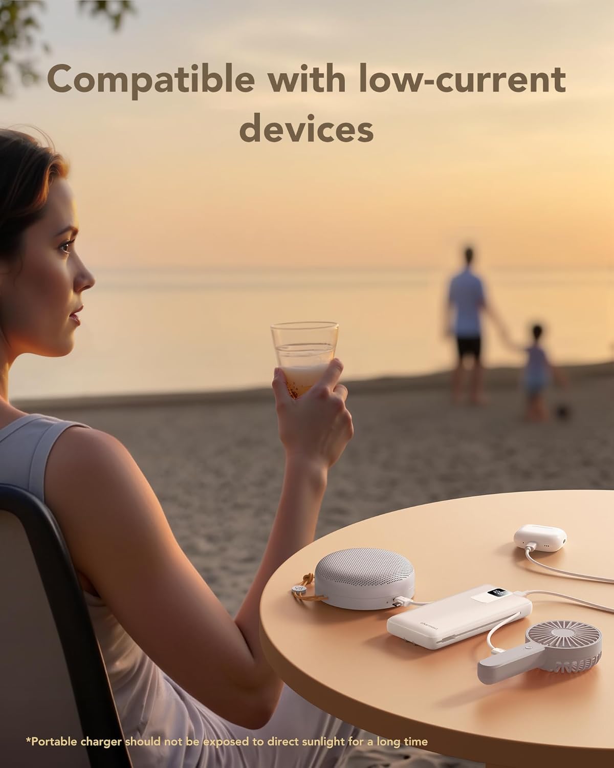 charmast 20000mAh Portable Charger with Built-in Cables & Wall Plug, 20W USB C Power Bank, Fast Charging Battery Pack Travel Essentials Compatible with iPhone 16/15/14 Series, Samsung, Google, iPad - Image 5