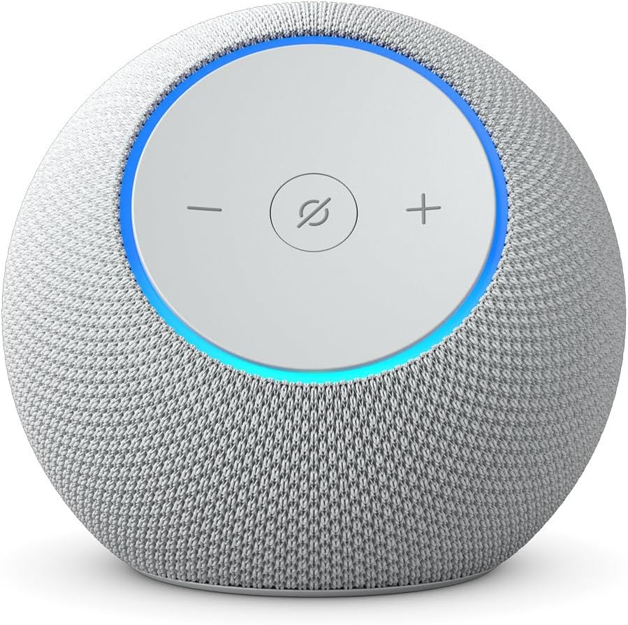 Amazon Echo Dot Max (newest model), Alexa speaker with room-filling sound and built-in smart home hub, with Alexa+ Early Access, Glacier White - Image 2