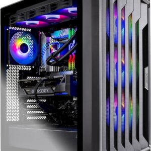 Skytech Legacy 4 Gaming PC Desktop, Ryzen 9 9950X3D 4.3 GHz (5.7GHz Turbo), NVIDIA RTX 5090 32GB, X870 Board, 2TB Gen5 NVMe SSD, 64GB DDR5 RAM 6000 RGB, 1200W Gold ATX 3 PSU, Wi-Fi, Win 11