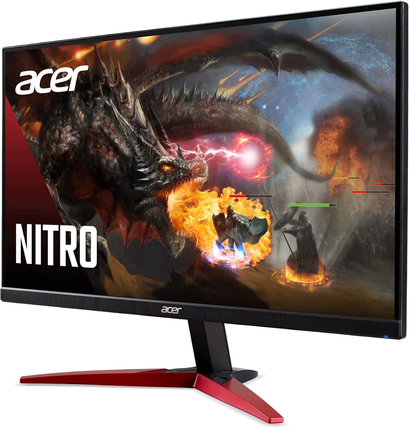 acer Nitro KG241Y Sbiip 23.8” Full HD (1920 x 1080) VA Gaming Monitor | AMD FreeSync Premium Technology | 165Hz Refresh Rate | 1ms (VRB) | ZeroFrame Design | 1 x Display Port 1.2 & 2 x HDMI 2.0,Black - Image 7