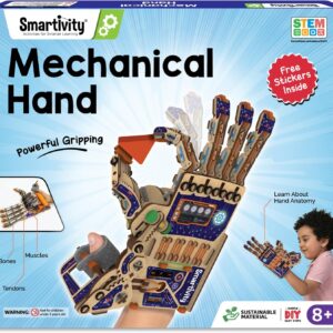 Smartivity DIY Robotic Mechanical Hand STEM Toy for Kids 8-14 Years Old | Parents Choice Award Winner I Birthday Gift for Kids | Engineering Kit for 8, 9, 10, 11, 12, 13, 14 Years Old Boys & Girls