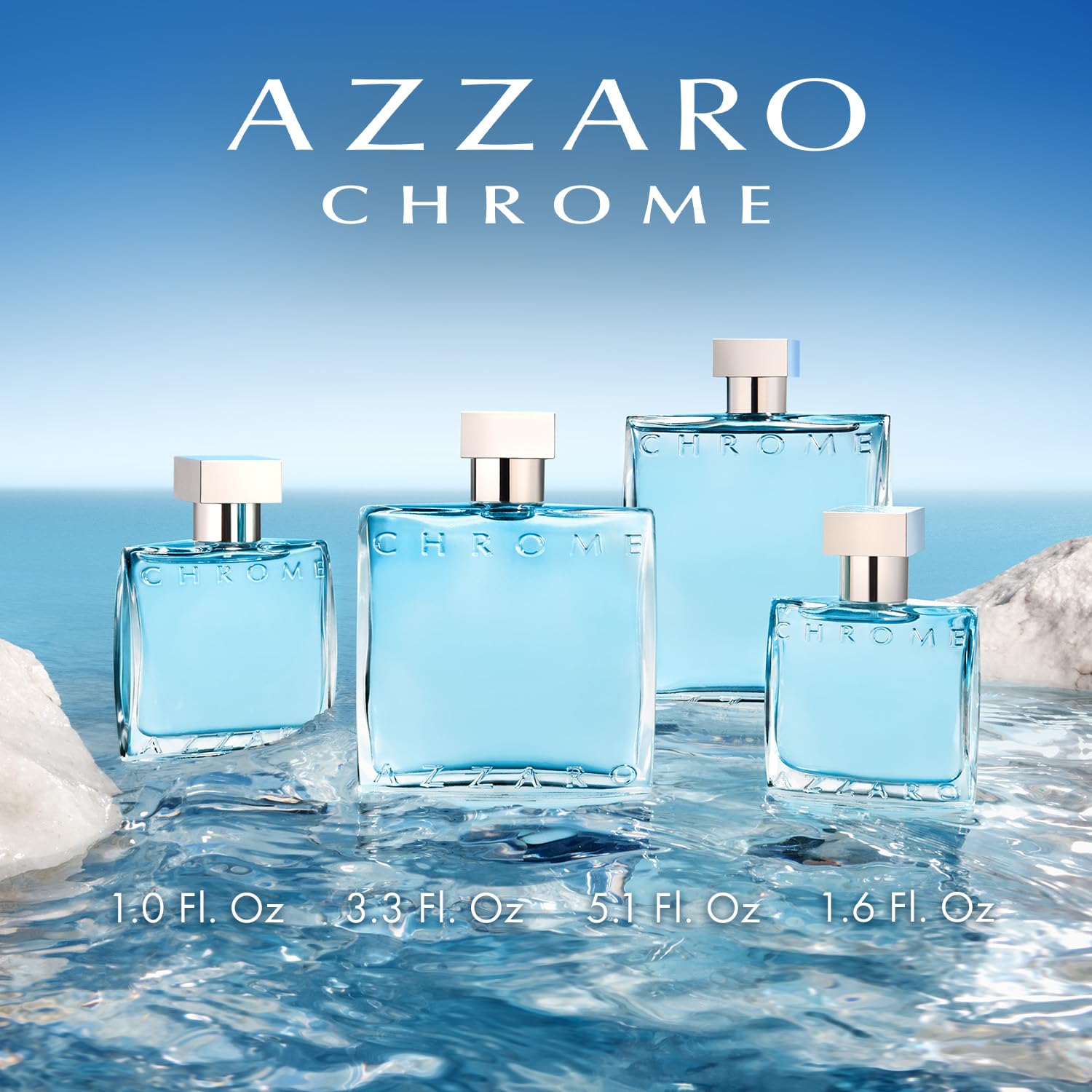 Azzaro Chrome Eau de Toilette - Fresh Aquatic Mens Cologne - Citrus, Woody, Musky Fragrance -Fresh Notes of Bergamot - Everyday Wear - Classic Summer Beach Scent - Luxury Perfumes for Men - Image 5