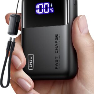 INIU Power Bank, 20000mAh 65W Ultra Compact USB C Laptop Portable Charger, PD QC Fast Charging 3-Output External Battery Pack for Laptop MacBook iPad Tablet Steam Deck iPhone 17 16 15 Pro Samsung S24