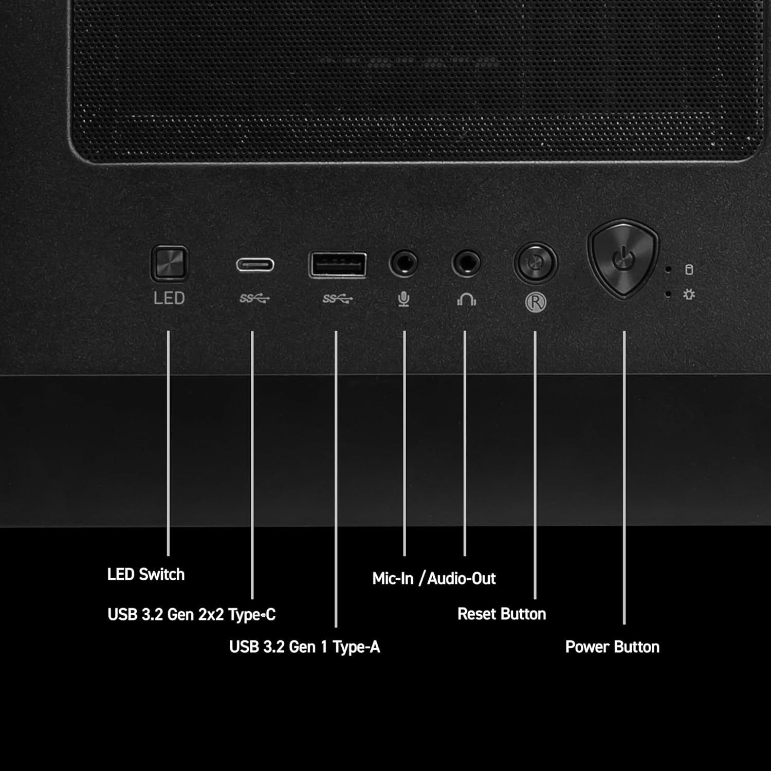 MSI Codex Z2 Gaming Desktop: AMD R7-8700F, GeForce RTX 5070, 32GB DDR5, 2TB m.2 NVMe SSD, USB Type-C, VR-Ready, Windows 11 Home : A8NVP-436US - Image 6