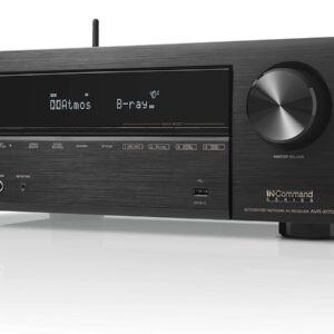 Denon AVR-X1700H 7.2 Channel AV Receiver – 80W/Channel, Advanced 8K HDMI Video w/eARC, Dolby Atmos, DTS:X, Built-in HEOS, Amazon Alexa Voice Control