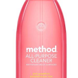 Method All-Purpose Cleaner, Pink Grapefruit, Perfect for Most Counters, Tiles, Stone, and More, 28 oz spray bottle