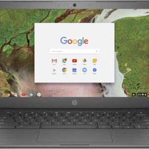 HP Chromebook 14″ G5, Intel Celeron N3350, 4GB RAM, 16GB SSD (3NU63UT#ABA) (Renewed)