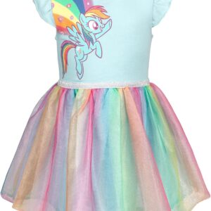 My Little Pony Pinkie Pie Rainbow Dash Girls Dress Toddler to Big Kid