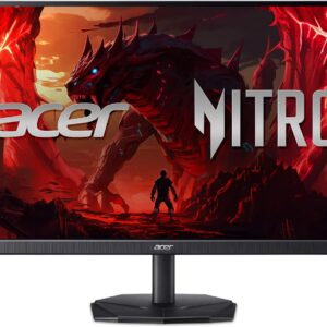 acer Nitro 23.8 Inch Full HD 1920 x 1080 ZeroFrame Design IPS Gaming Monitor | AMD FreeSync Premium | 200Hz Refresh | Up to 0.5ms | One Display Port 1.2 and Two HDMI 2.0 Ports | KG241Y X1biip