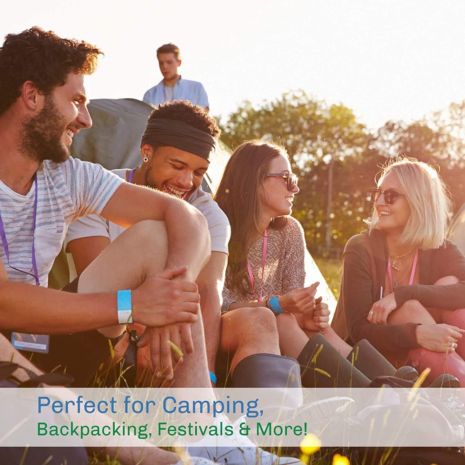 2-Person Camping Tent - Shelter with Rain Fly and Carrying Bag - Lightweight Outdoor Tent for Backpacking, Hiking, and Beach by Wakeman (Green) - Image 6