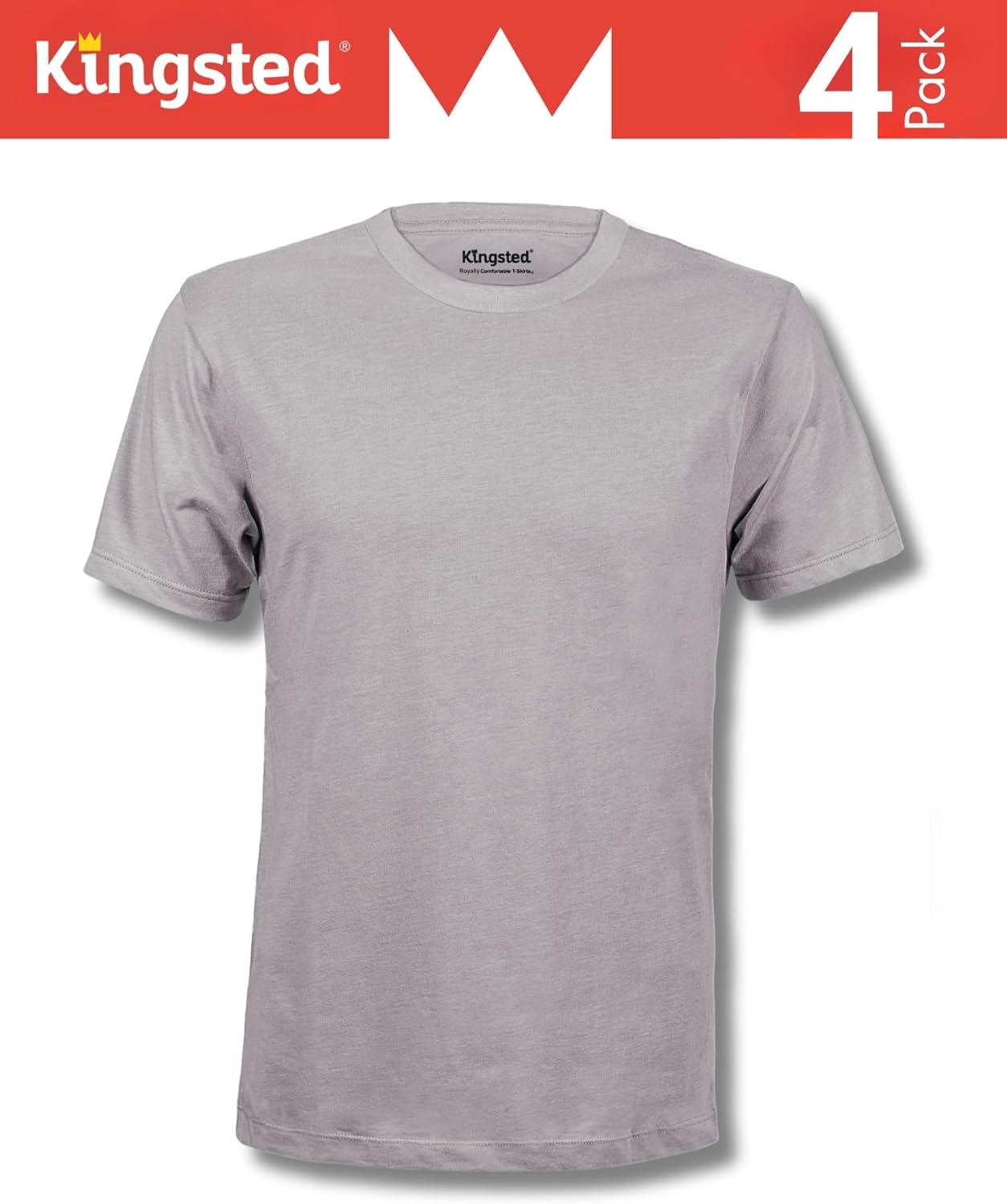 Kingsted T-Shirts for Men Pack - Royally Comfortable - Super Soft Premium Fabric - Well-Crafted Classic Tee - Image 5