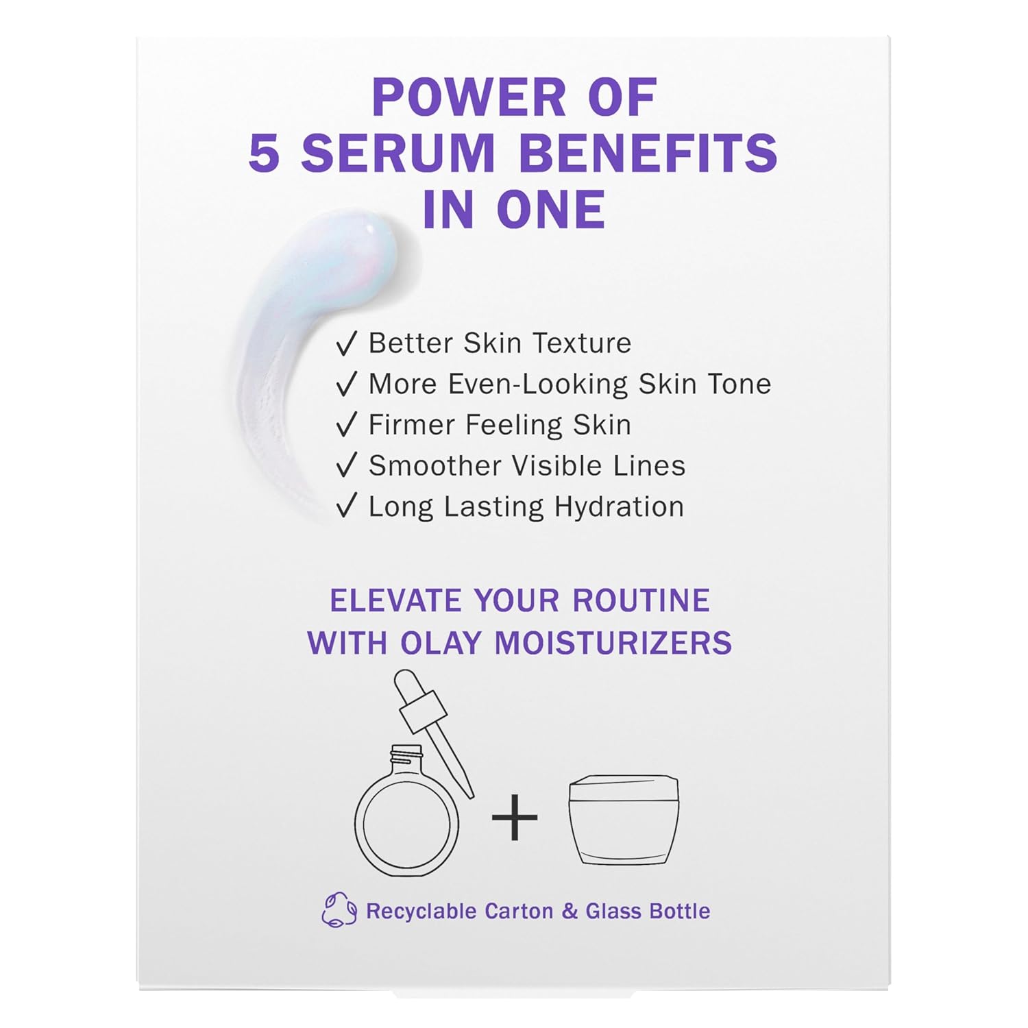 Olay Super Serum - Niacinamide, Vitamin C & E, Collagen Peptide, AHA - 5-in-1 Skin Care Benefits for Face - Healthy Glow, Brightening, Hydrating, Smoothing, Firming, Evens Tone, Anti-Aging, 1.7 Oz - Image 18