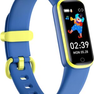 Kids Fitness Tracker,Fitness Watch Waterproof Activity Tracker with HeartRate and Sleep Monitor,Stopwatch,11 Sport Modes,Great Gifts for Girls Boys Kids Age 6-13 Years Olds