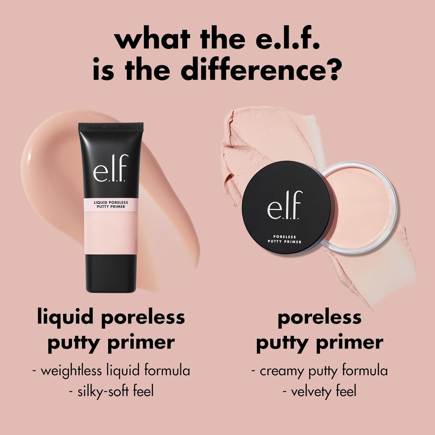 e.l.f. Liquid Poreless Putty Primer, Lightweight Face Primer For Long-lasting Makeup Wear, Creates A Smooth Complexion, Vegan & Cruelty-free - Image 6