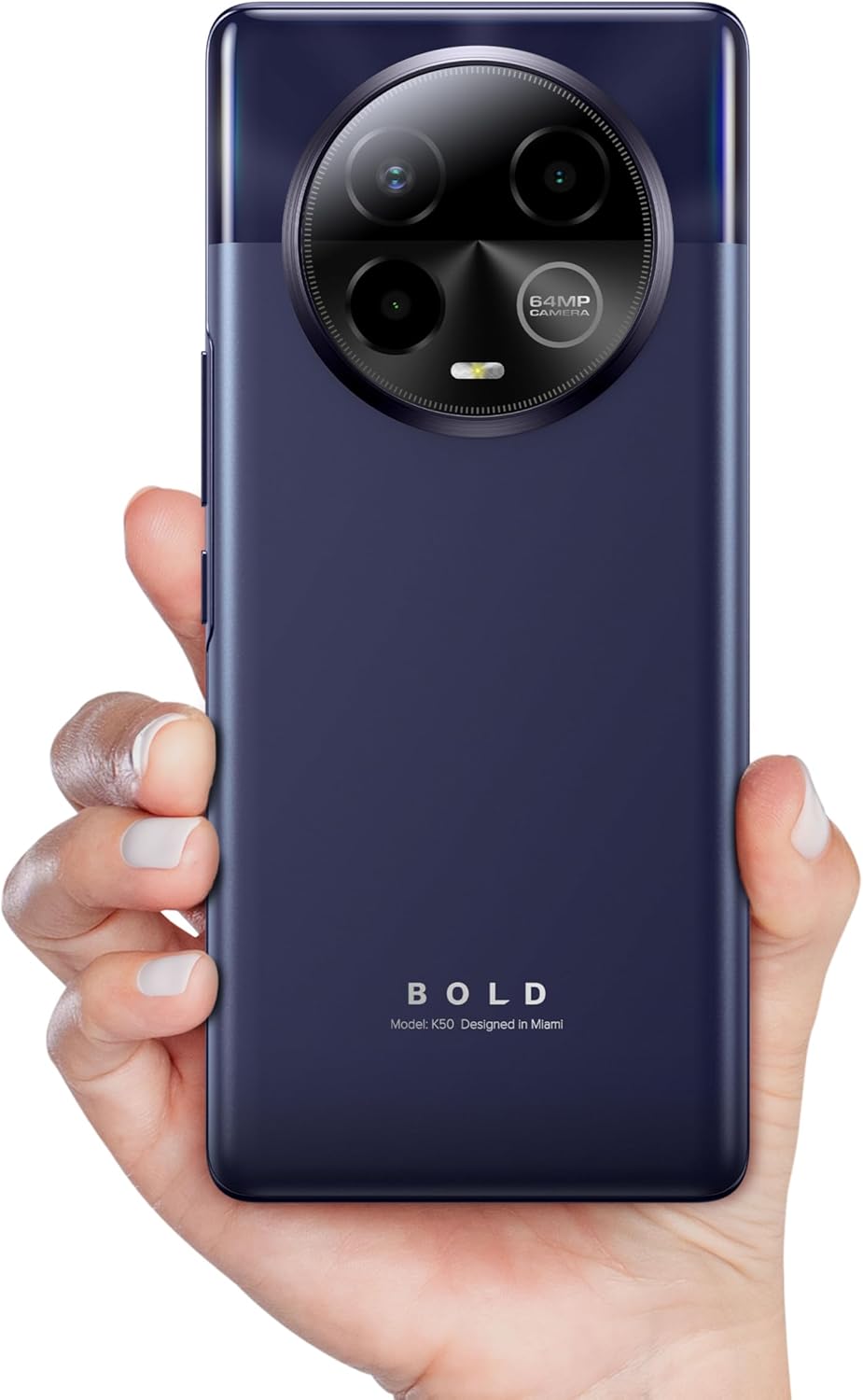 BLU | Bold K50 | 5G| 2024 | 3-Day Battery | Unlocked | 6.7” FHD+ 3D AMOLED | 256/8GB | Triple 64MP Camera | US Version | US Warranty | Purple - Image 6