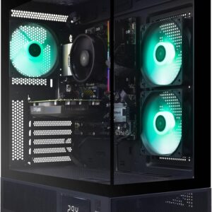 ZOTAC MEK AI-Enhanced Gaming PC Desktop Computer – NVIDIA GeForce RTX 3050, AMD Ryzen 5 5500 4.2GHz, 16GB DDR4, 500GB NVME M.2 SSD, 650W 80+ Gold PSU, WiFi 6E, Windows 11 Home