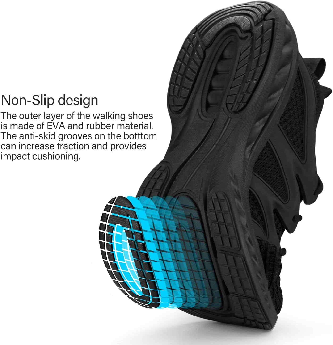 Pujcs Women Shoes Lightweight Tennis Shoes Non Slip Gym Workout Shoes Breathable Mesh Walking Womens Sneakers - Image 3