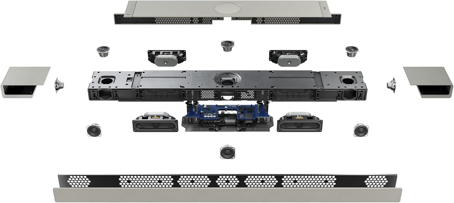 KEF XIO Dolby Atmos 5.1.2 Soundbar (Slate Black) - Image 6