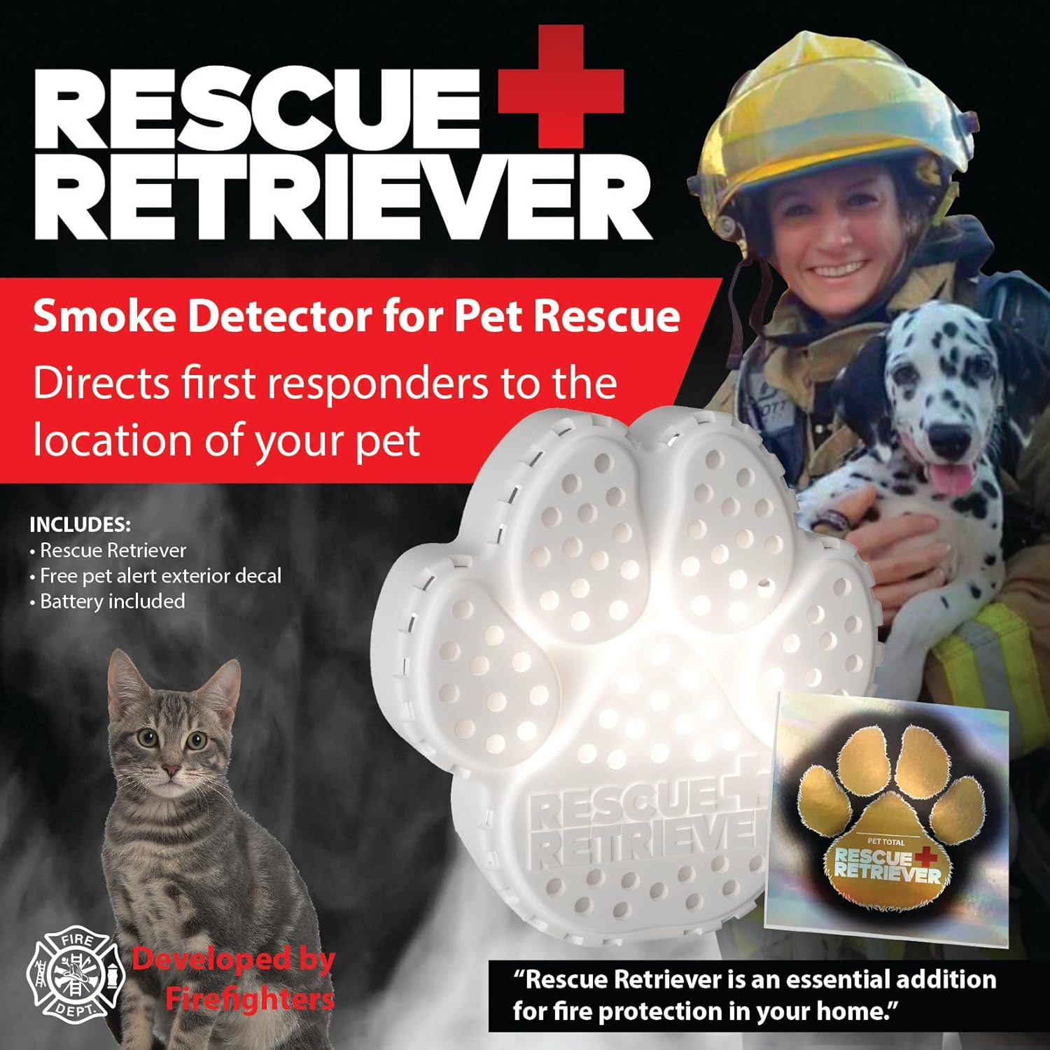 Rescue Retriever- Smoke Detector for pet Rescue in a Smoke or fire Emergency. - Image 2