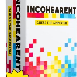 Incohearent, The Guess The Gibberish Party Game By Relatable, A Funny Card Game For Adults, Includes 300 Cards, Instructions, And 1 Sand Timer, Fun for Friendsgiving, or a White Elephant Gift
