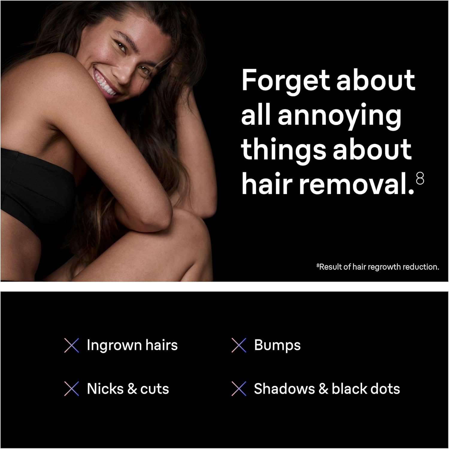 Braun Smart IPL, Skin i·Expert Pro 7: at Home Laser Hair Removal for Women and Men, Permanent Visible Hair Reduction, with Free App, Vanity Case, Venus Razor, 2 Smart Heads, Facial Trimmer, IPL7219 - Image 8