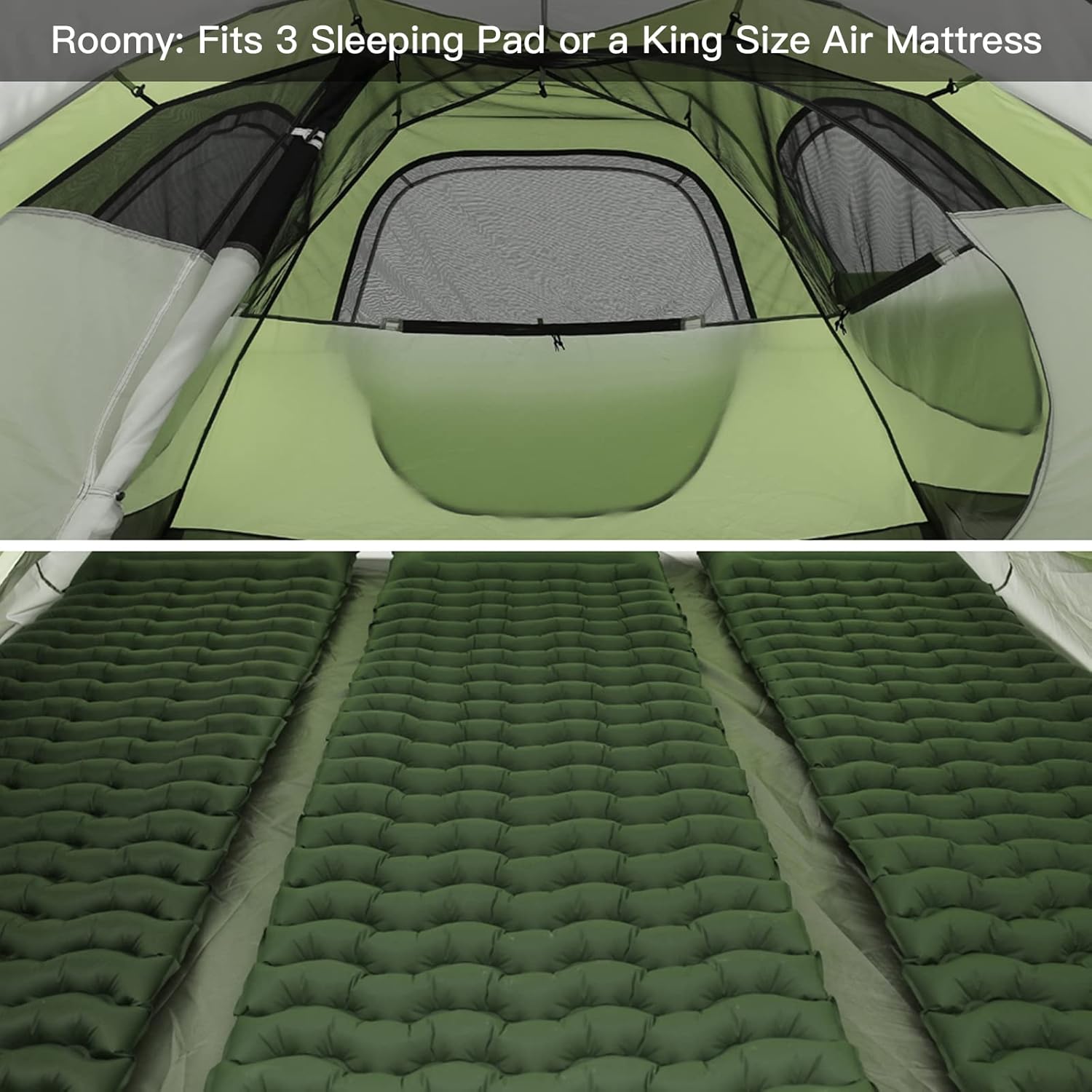 Night Cat Instant Popup Tents 2-3 Persons with Footprint Tarp Easy Setup Camping Tent with Rainfly Double Layers Waterproof Automatic Hydraulic Mechaism - Image 3