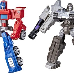 Transformers Toys Heroes and Villains Optimus Prime and Megatron 2-Pack Action Figures – for Kids Ages 6 and Up, 7-inch (Amazon Exclusive)