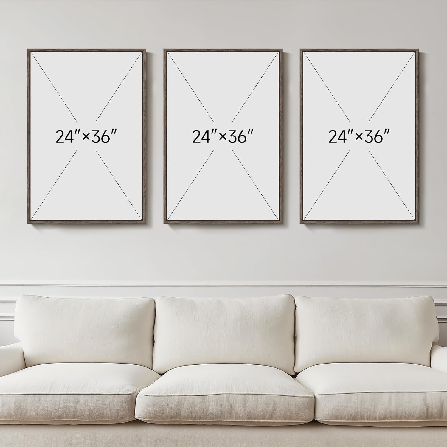 Framed Textured Wood 3D Wall Art for Living Room, Large Boho Floral Black and Beige Artwork for Walls, 3 Piece Abstract Bohemian Flower Wood 3D Art for Office Bedroom Hallway Wall decor, 24x36 Inch - Image 4