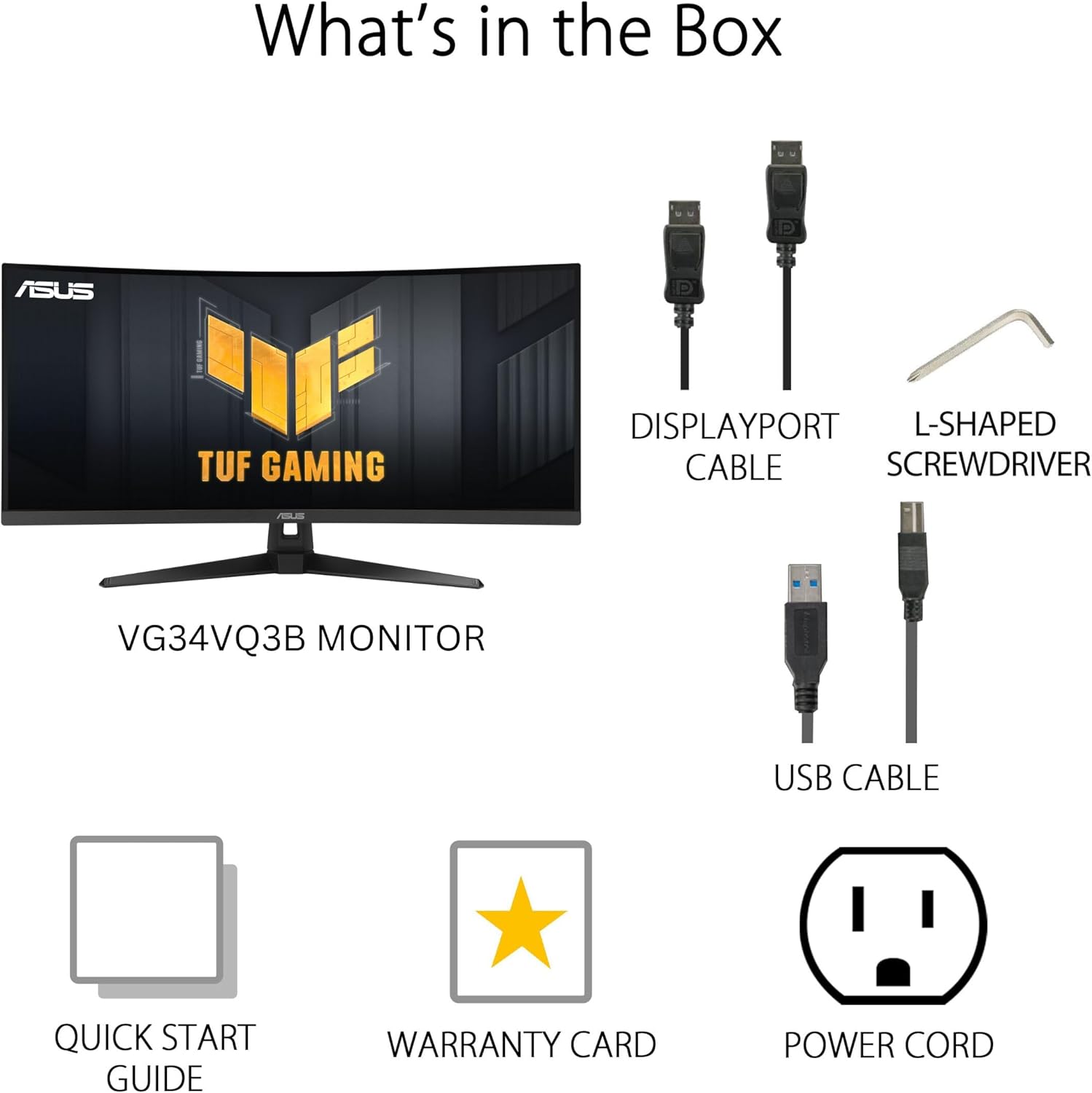 ASUS TUF Gaming 34” Ultra-Wide Curved Monitor (VG34VQ3B) – 21:9 QHD (3440x1440), 180Hz, 1ms, Extreme Low Motion Blur Sync, FreeSync Premium, Speaker, 90% DCI-P3, DisplayWidget Center, 3 yr Warranty - Image 7