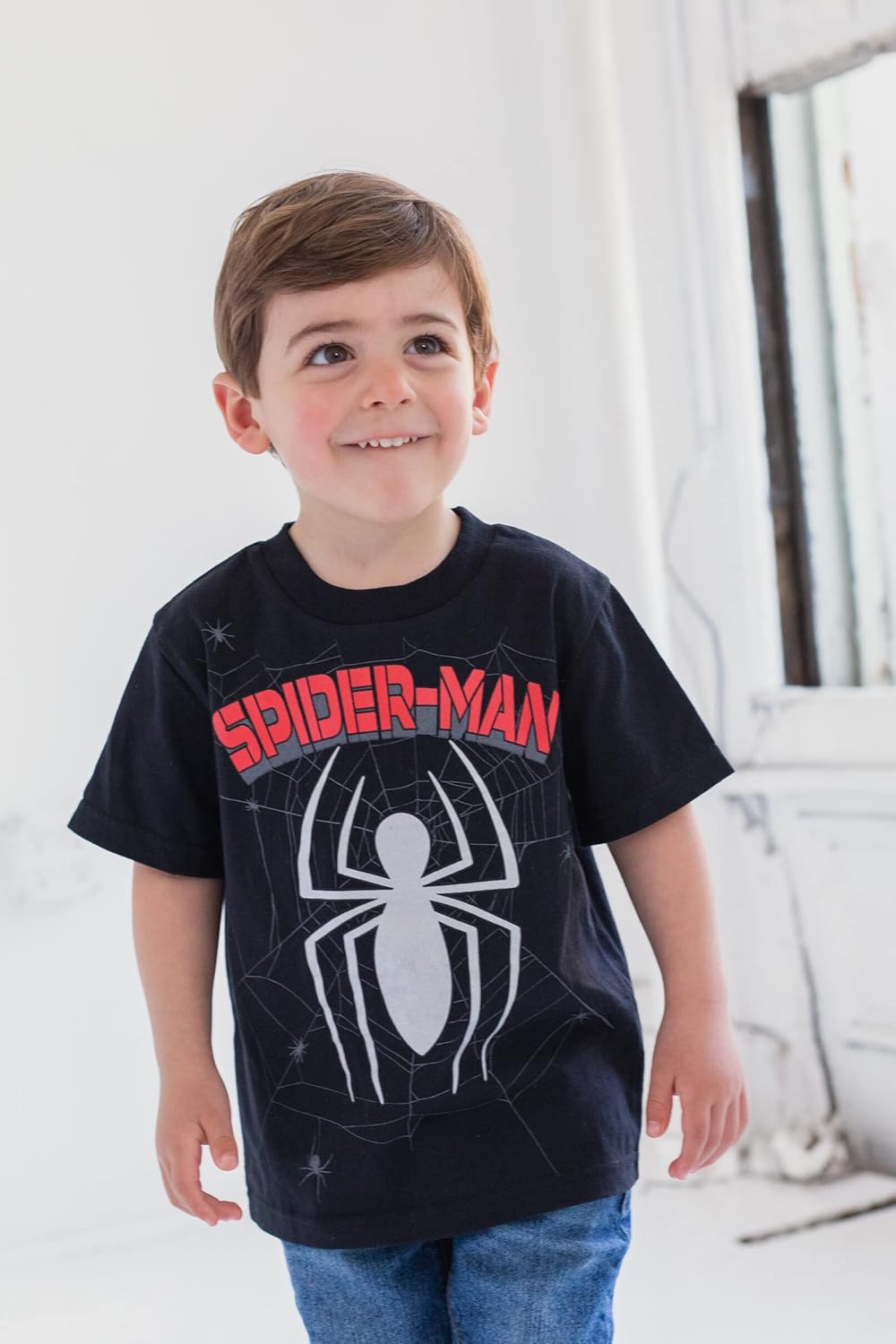 Marvel Spider-Man 4 Pack Pullover T-Shirts Toddler to Big Kid - Image 4