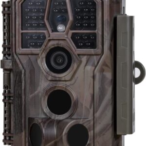 GardePro E5S Trail Camera (Non-Cellular, Non-WiFi), 64MP Photo & 1296P HD Video, 0.1s Trigger, 100ft No-Glow Night Vision, Motion Activated Wildlife Camera