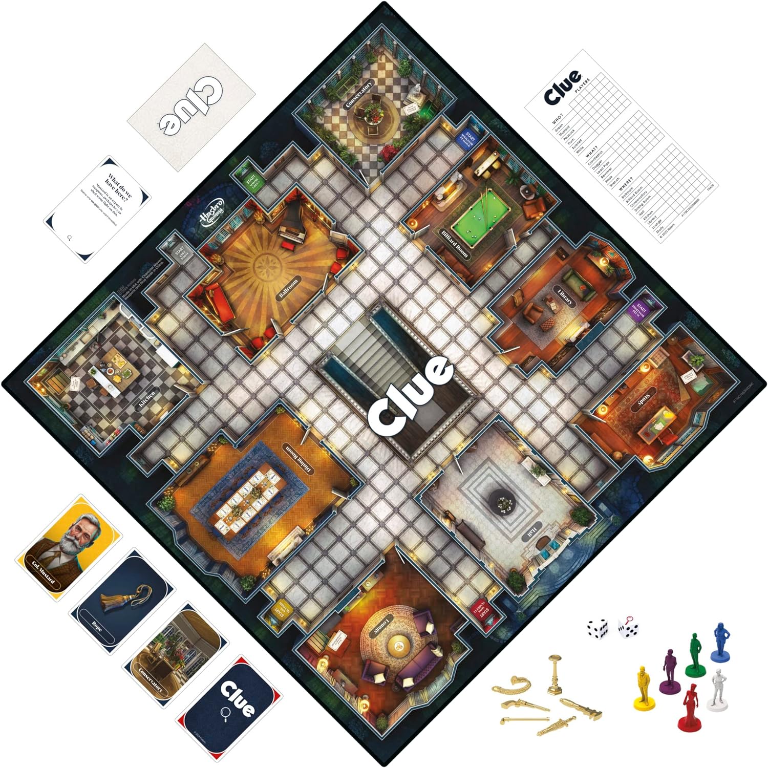Clue Board Game for Ages 8 and Up, Reimagined Clue Game for 2-6 Players, Mystery, Detective, Family Games for Kids and Adults - Image 3