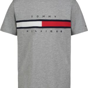 Tommy Hilfiger Boys’ Short Sleeve Graphic Crew Neck T-Shirt, Soft, Comfortable, Relaxed Fit