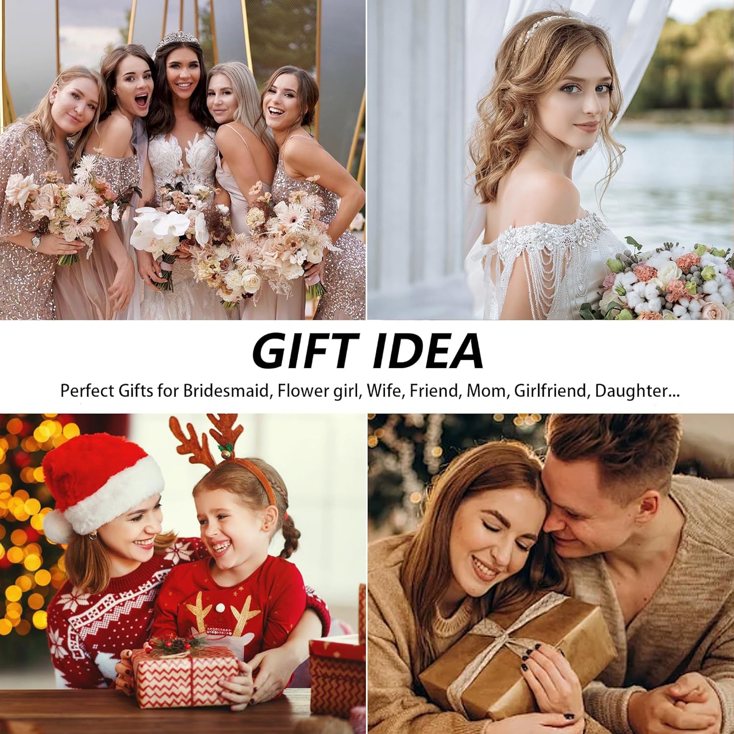 Gold Pearl Necklaces for Women Trendy, 14K Gold Plated Dainty Necklace Simple Layered Pearl Necklaces for Women Trendy Wedding Birthday Jewelry - Image 7