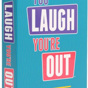 DSS Games You Laugh You’re Out [Try Not to Laugh Family Card Game for Adults & Teens | Party Game | 125 Prompt Fun Cards for Family Nights & Parties | Ages 14+]