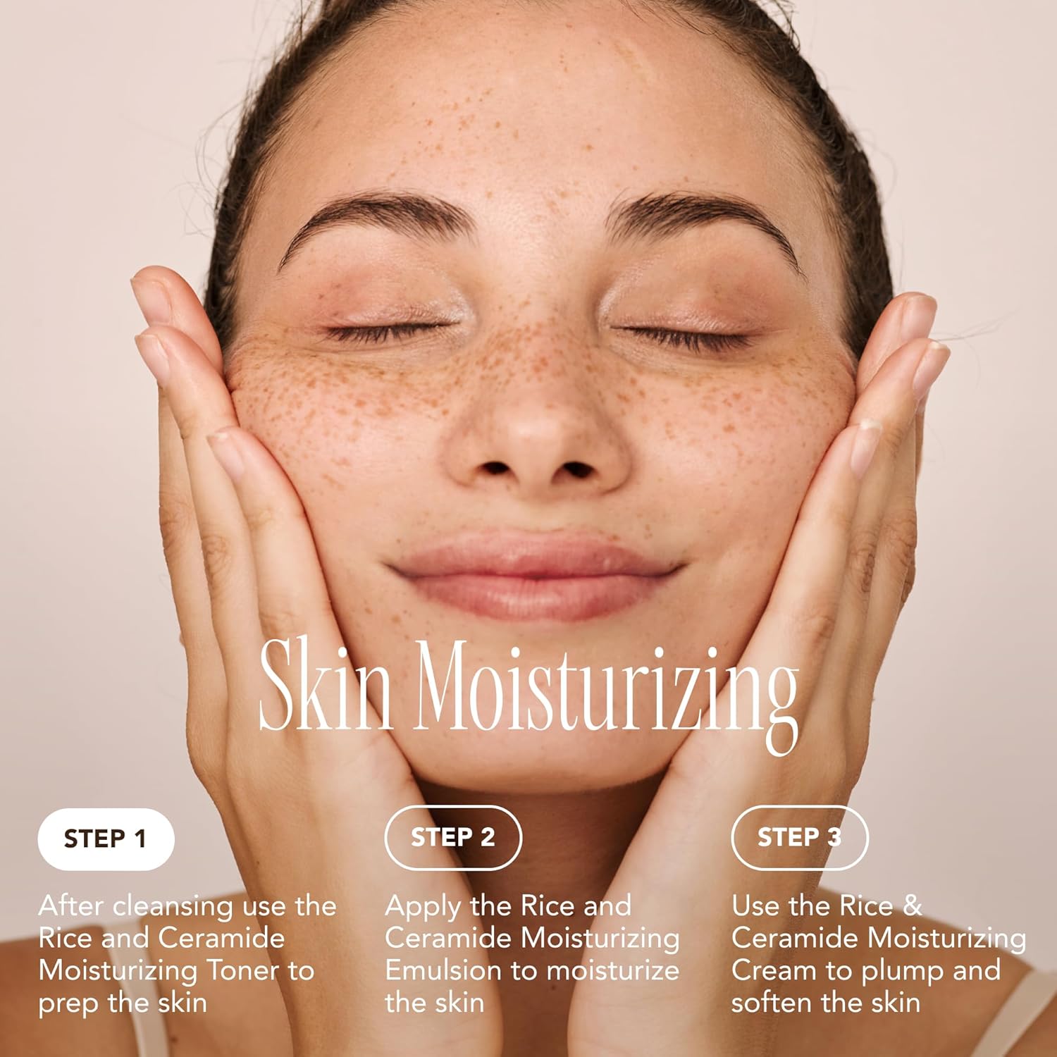 The Face Shop Rice Ceramide Moisturizing Skincare Set - Toner & Moisturizer, Korean Skin Care with Rice Water, Gift Set, Travel Size, Hydrating for Dry Skin - Image 7