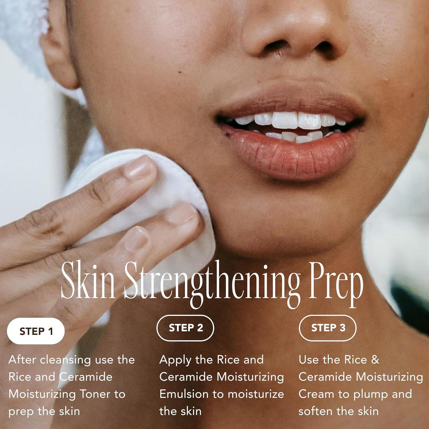 The Face Shop Rice Ceramide Moisturizing Skincare Set - Toner & Moisturizer, Korean Skin Care with Rice Water, Gift Set, Travel Size, Hydrating for Dry Skin - Image 6