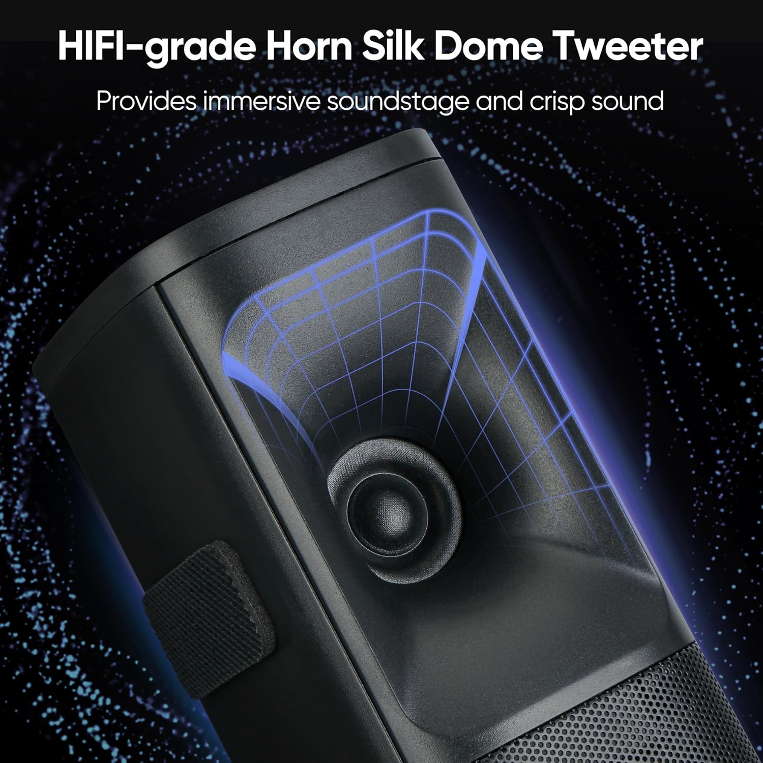 Saiyin Sound Bar for Smart TV with Subwoofer, 100W Detachable Soundbar Home Theater Surround Sound System for TV with Horn Tweeter, Adjustable Bass and HDMI-ARC/Bluetooth Optical/AUX/Connection - Image 2