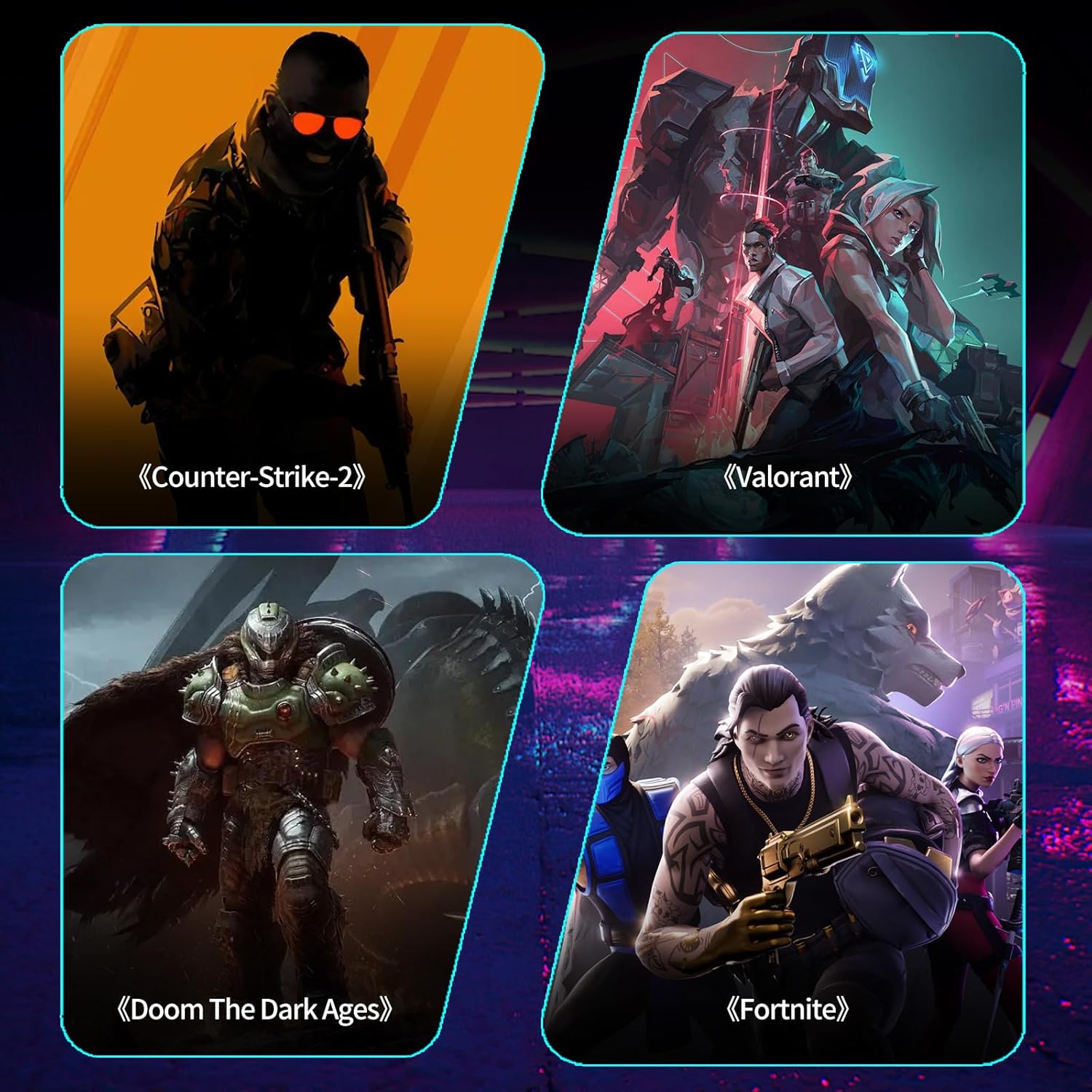 Gaming Desktop PC - AMD R5 9600X GeForce RTX 5060 8GB, 32GB DDR5 6000 RAM,1TB NVMe SSD,240mm Water Cooling&7 ARGB Fans, Prebuilt Gaming Computer - Image 3