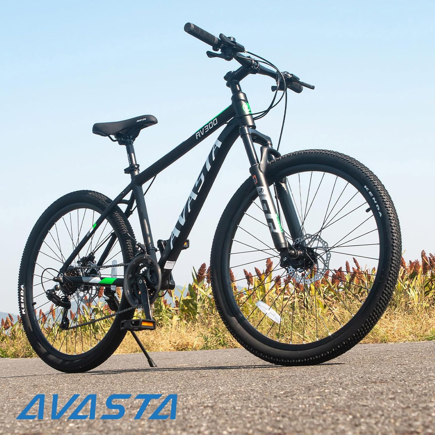 AVASTA AV300 26 27.5 inch Mountain Bike with 21-Speed,Aluminum Frame, Dual Disc Brake, Comfortable Saddle,Multiple Colors - Image 9
