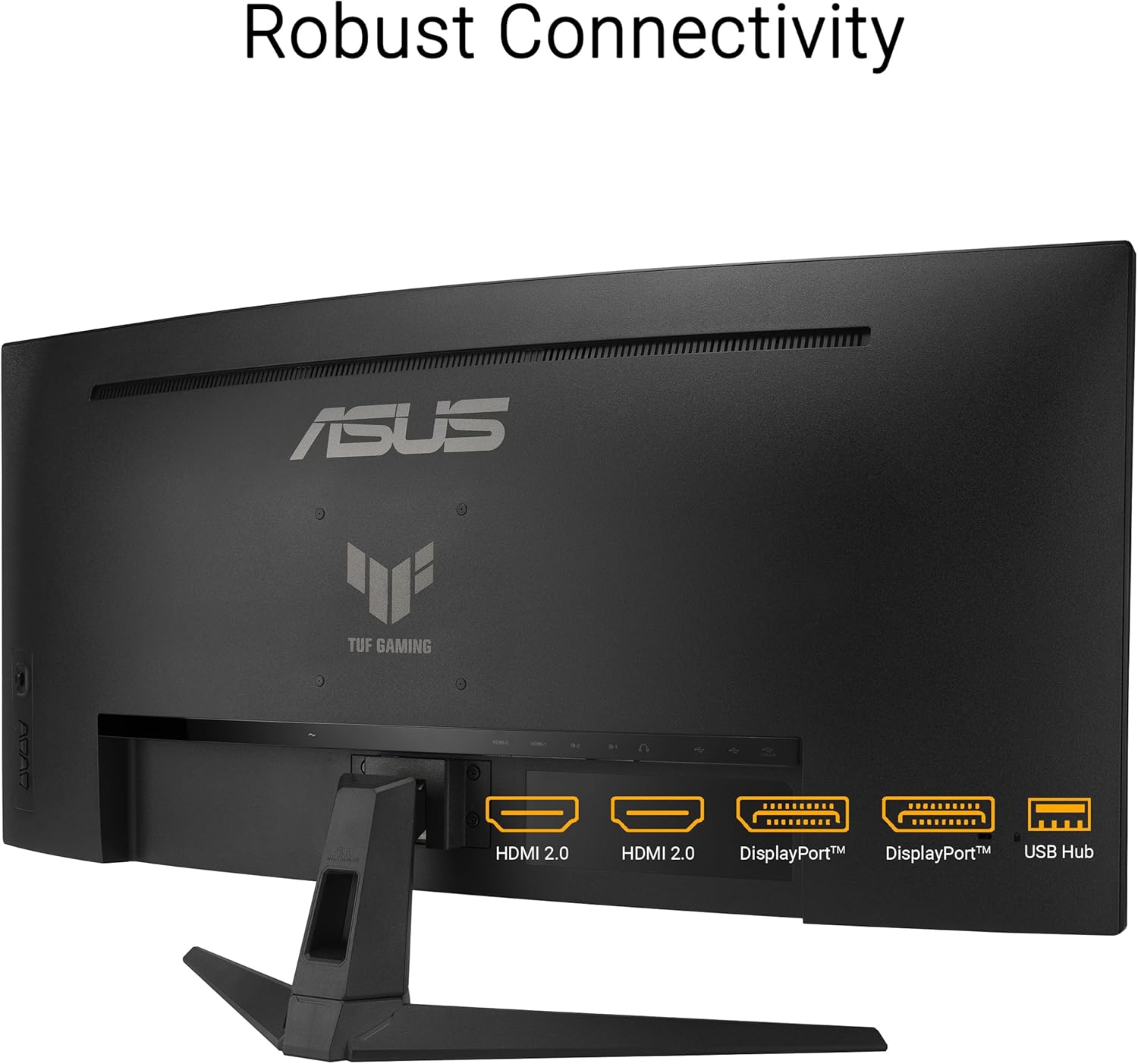 ASUS TUF Gaming 34” Ultra-Wide Curved Monitor (VG34VQ3B) – 21:9 QHD (3440x1440), 180Hz, 1ms, Extreme Low Motion Blur Sync, FreeSync Premium, Speaker, 90% DCI-P3, DisplayWidget Center, 3 yr Warranty - Image 6