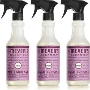 MRS. MEYER’S CLEAN DAY All-Purpose Cleaner Spray, Peony, 16 fl. oz – Pack of 3