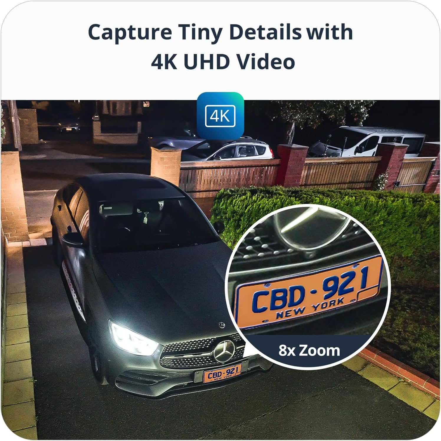 4K Security Cameras Wireless Outdoor/Indoor, Battery Cameras for Home Security, No Monthly Fees, 32G Local Storage, Advanced AI, 5W Solar Panels, Color Night Vision, 2-Way Audio, 2.4Ghz WiFi - Image 3