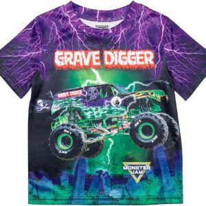 Monster Jam Matching Family T-Shirt Toddler to Adult Grave Digger El Toro Loco Megalodon