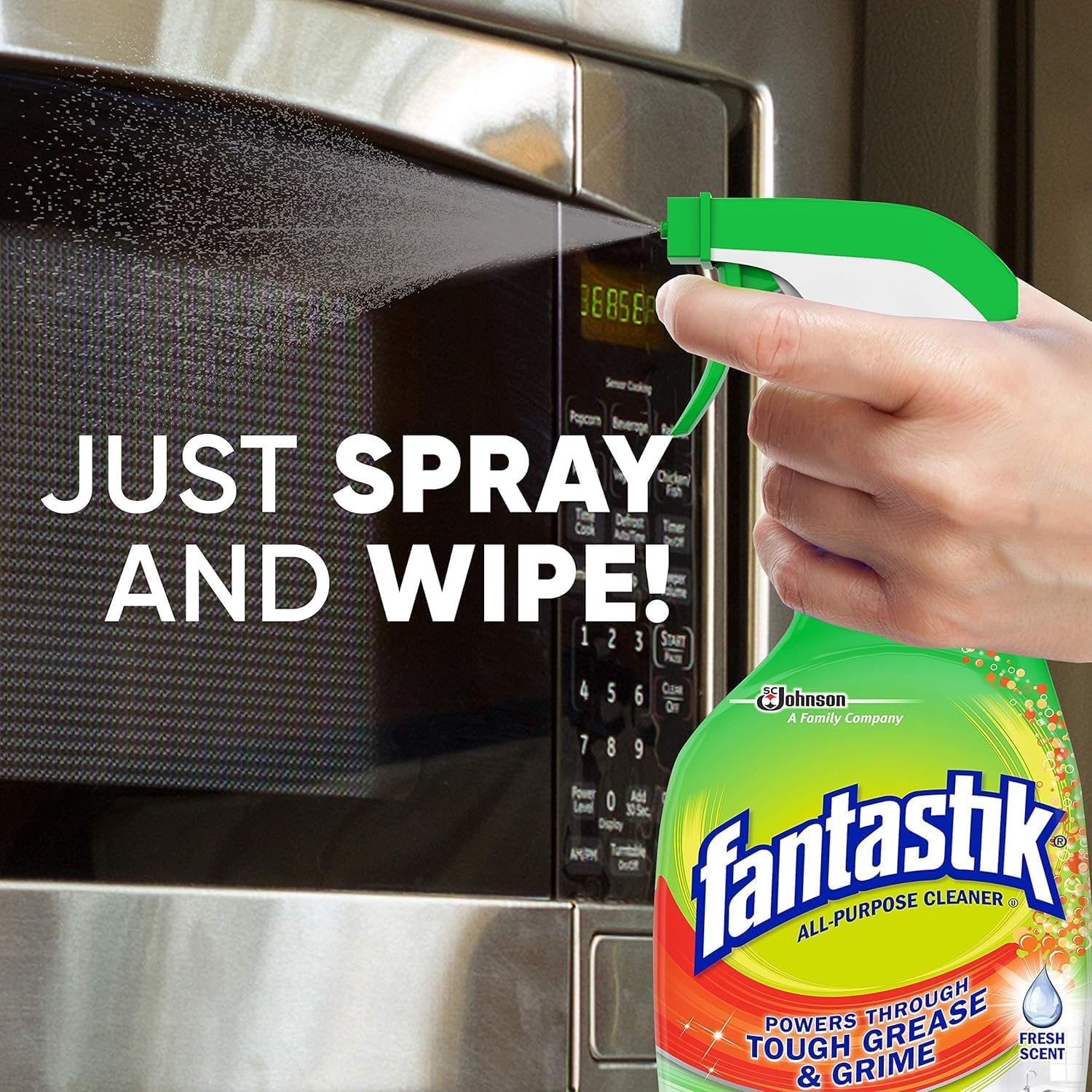 Fantastik All Purpose Cleaner, Multipurpose Surface Cleaner & Kitchen Grease Removal, Packaging Designed to Prevent Leakage and Breakage, Fresh Scent, 32 Fl Oz - Image 8