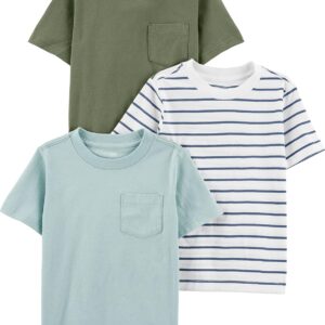 Simple Joys by Carter’s Baby Boys’ 3-Pack Short-Sleeve Tee Shirts