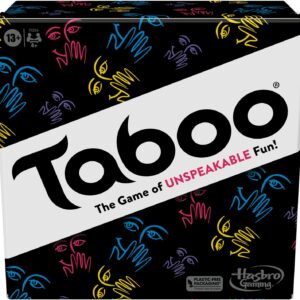 Hasbro Gaming Taboo Classic Game, Party Word Guessing Game for Adults and Teens, Board Game for 4+ Players Ages 13 and Up